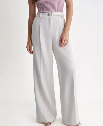 Bcbg Women's Wide-leg High-rise Pants In Gray