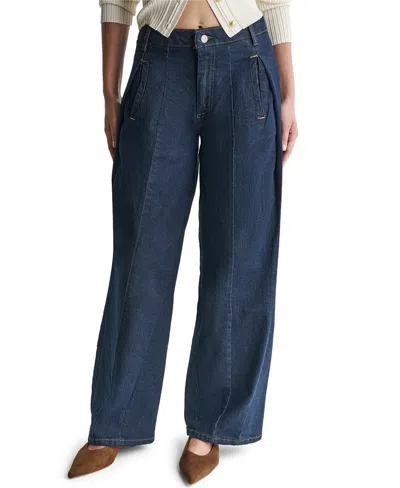 Bcbg Women's Wide-leg Loose-fit Sailor Jeans In Midnight Rinse