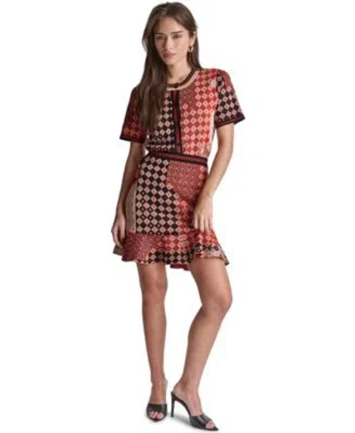 Bcbg Womens Knit Set In Red
