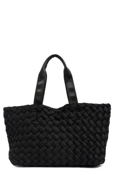 Bcbg Woven Tote Bag In Black