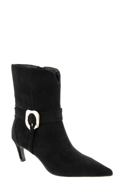Bcbg Zoryn Belted Pointed Toe Boot In Black