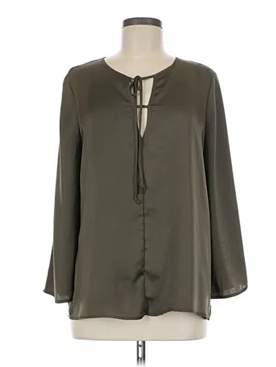 Pre-owned Bcbgeneration 3/4 Sleeve Blouse In Gray