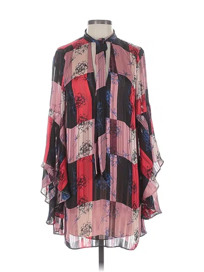 Pre-owned Bcbgeneration 3/4 Sleeve Blouse In Red