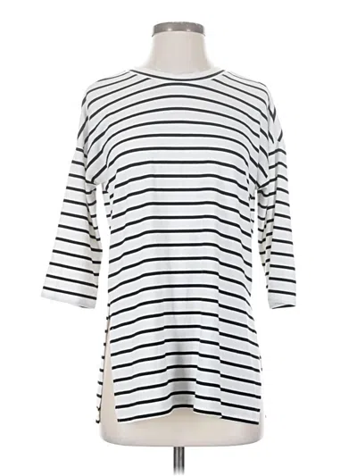 Pre-owned Bcbgeneration 3/4 Sleeve T-shirt In Silver