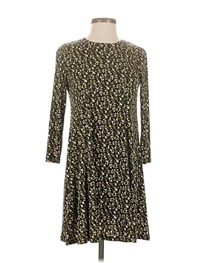 Pre-owned Bcbgeneration 3/4 Sleeve Top Gold Boatneck Tops