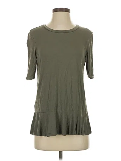 Pre-owned Bcbgeneration 3/4 Sleeve T-shirt In Green