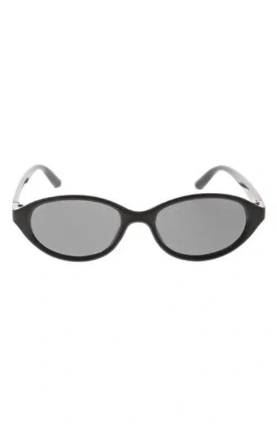 Bcbgeneration 51mm Slim Oval Sunglasses In Black