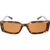 Bcbgeneration 54mm Rectangular Sunglasses In Brown