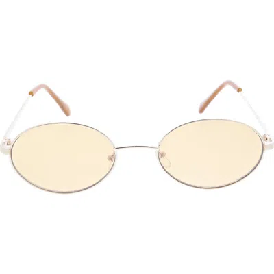 Bcbgeneration 58mm Slim Metal Oval Sunglasses In Multi