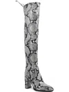 Bcbgeneration Abanna Womens Tall Thigh-high Boots In Grey