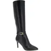 Bcbgeneration Abbin Womens Buckle Manmade Knee-high Boots In Black