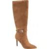 Bcbgeneration Abbin Belt Shaft Tall Boot In Tan