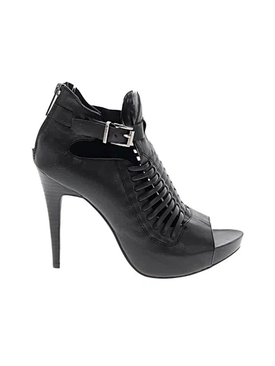 Pre-owned Bcbgeneration Ankle Boots In Black