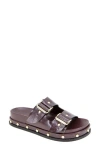 Bcbgeneration Bamba Platform Sandal In Burgundy