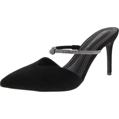 Bcbgeneration Berla Womens Jeweled Manmade Slide In Black