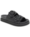 Bcbgeneration Bexxi Raffia Sandal In Black