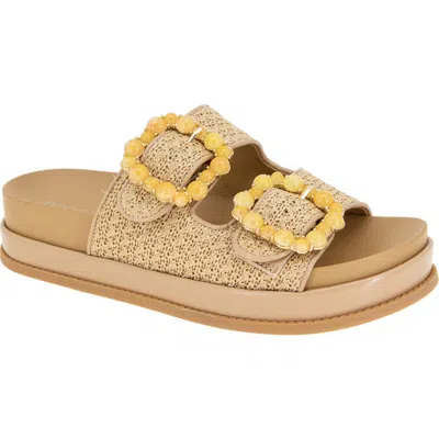 Bcbgeneration Bexxi Slide Sandal In Natural