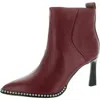 Bcbgeneration Beya Womens Beaded Pointed Toe Booties In Pink