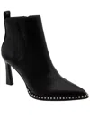 Bcbgeneration Beya Womens Knit Pointed Toe Booties In Black
