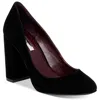 Bcbgeneration Bgfranka Womens Solid Suede Block Heels In Black