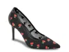 Bcbgeneration Embroidered Pointed Toe Pump In Black