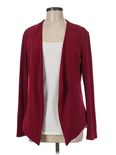 Pre-owned Bcbgeneration Blazer Jacket In Burgundy