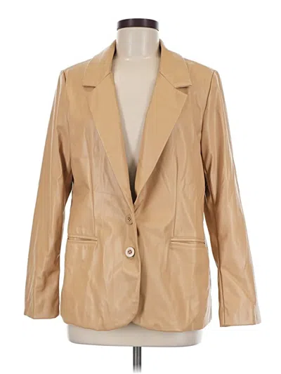 Pre-owned Bcbgeneration Blazer Jacket In Tan