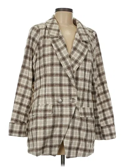 Pre-owned Bcbgeneration Blazer Jacket In White