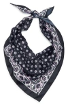 Bcbgeneration Block Print Triangular Scarf In Black