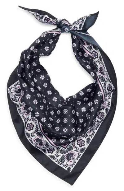 Bcbgeneration Block Print Triangular Scarf In Black