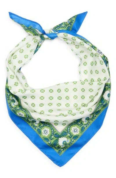 Bcbgeneration Block Print Triangular Scarf In Green