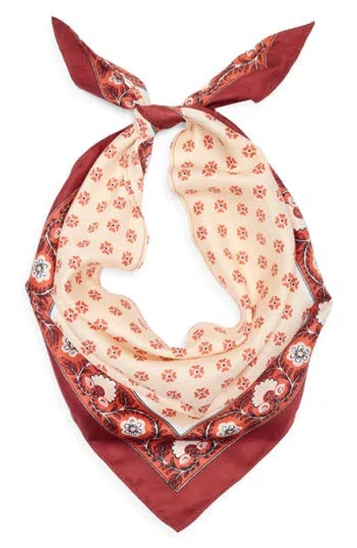 Bcbgeneration Block Print Triangular Scarf In Sand