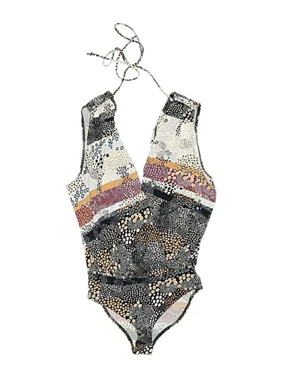 Pre-owned Bcbgeneration Bodysuit In Silver