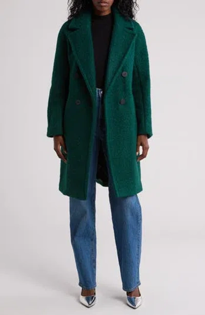 Bcbgeneration Boucle Longline Coat In Emerald