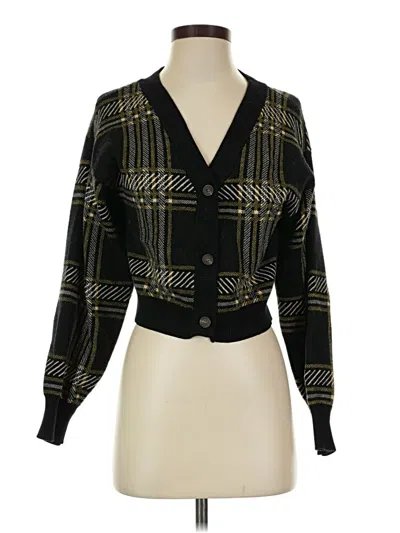 Pre-owned Bcbgeneration Cardigan Sweater In Black