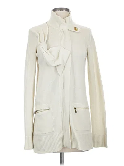 Pre-owned Bcbgeneration Cardigan Sweater In Ivory