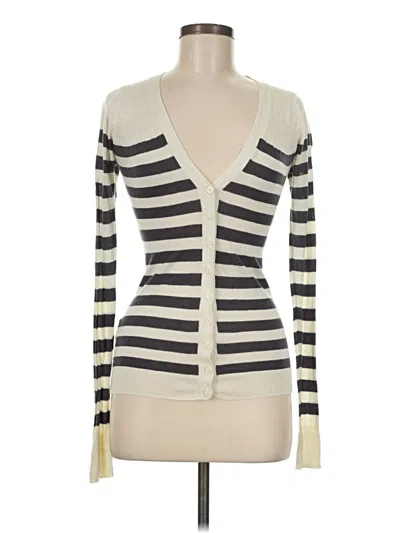 Pre-owned Bcbgeneration Cardigan Sweater In Ivory
