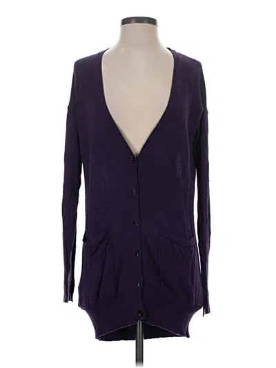 Pre-owned Bcbgeneration Cardigan Sweater In Purple