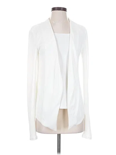 Pre-owned Bcbgeneration Cardigan Sweater In White