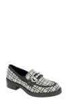 Bcbgeneration Carli Crystal Bit Loafer In Ivory Multi