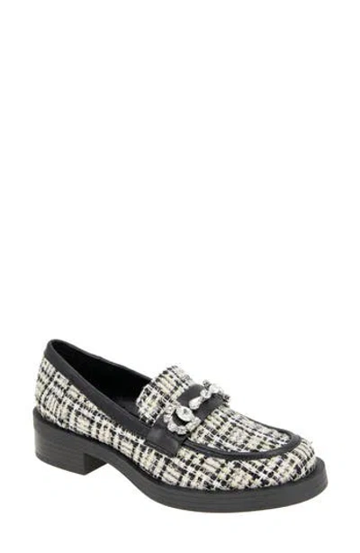 Bcbgeneration Carli Crystal Bit Loafer In Ivory Multi