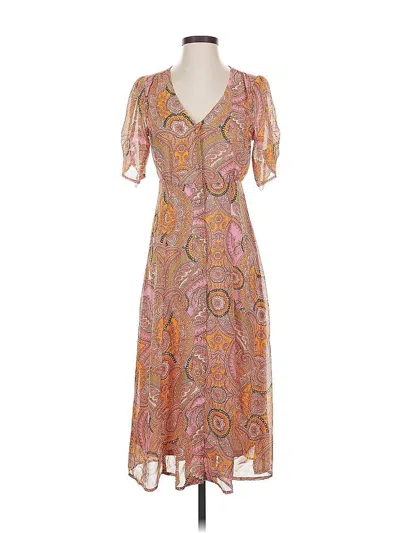 Pre-owned Bcbgeneration Casual Dress In Brown