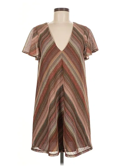 Pre-owned Bcbgeneration Casual Dress In Brown