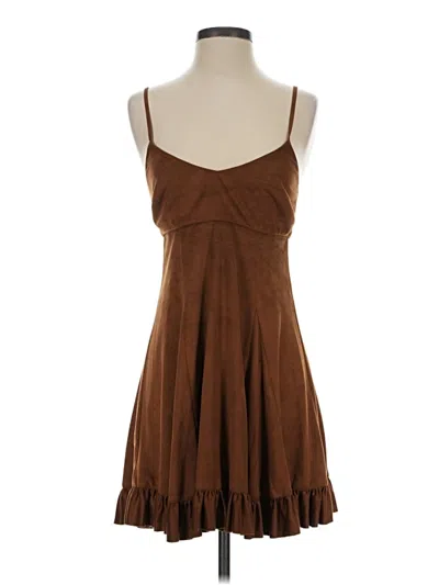 Pre-owned Bcbgeneration Casual Dress In Brown