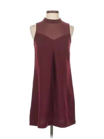 Pre-owned Bcbgeneration Casual Dress In Burgundy