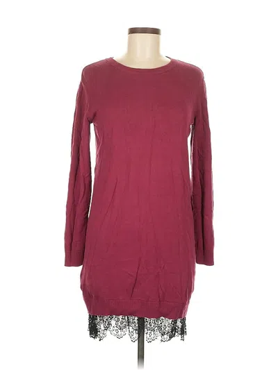 Pre-owned Bcbgeneration Casual Dress In Burgundy
