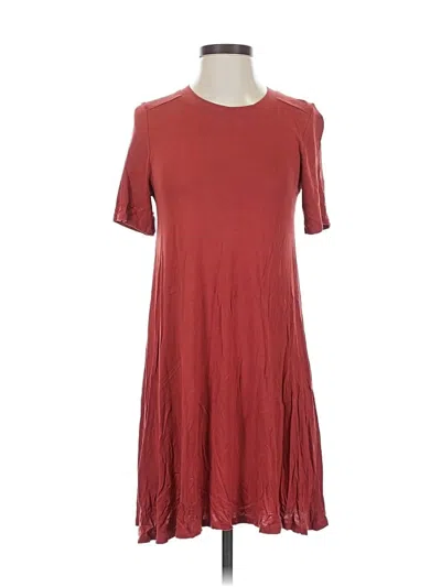 Pre-owned Bcbgeneration Casual Dress In Burgundy