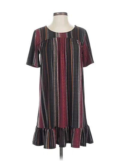 Pre-owned Bcbgeneration Casual Dress In Burgundy