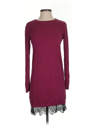 Pre-owned Bcbgeneration Casual Dress In Burgundy