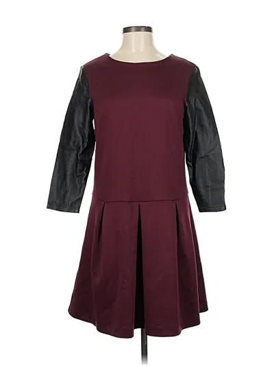 Pre-owned Bcbgeneration Casual Dress In Burgundy